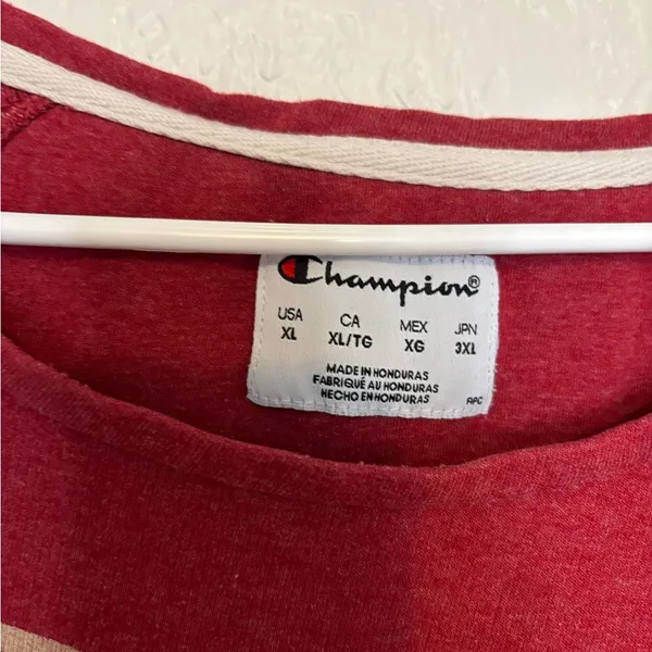Champion Maroon Sweatshirt with Gold Accents - Image 3