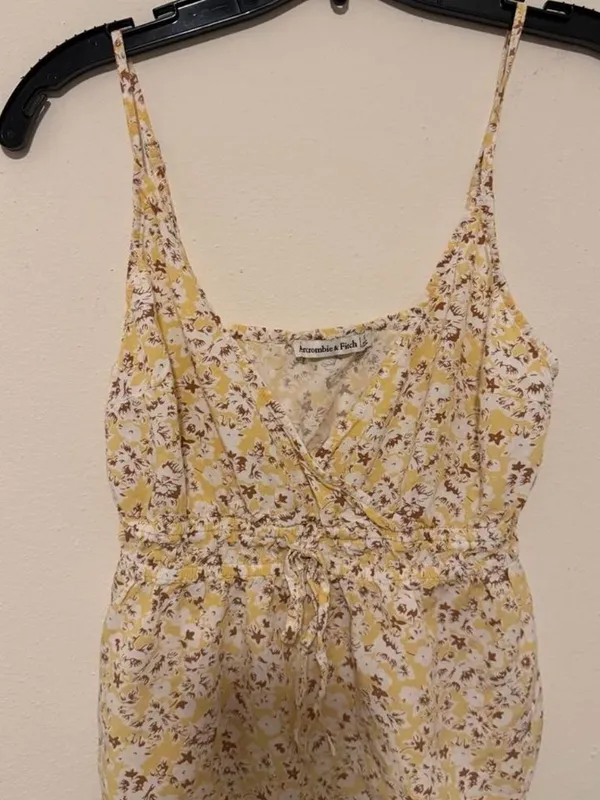 Abercrombie & Fitch Floral Smocked Tank Top - Image 2