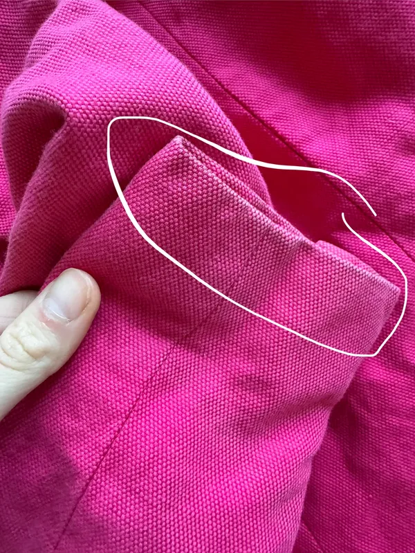 Zara hot pink collarless linen-blend blazer - Image 8
