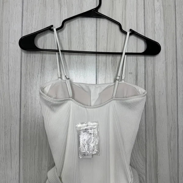 NWT Abercrombie & Fitch Ribbed Belted One Piece Swimsuit Cheeky size S Small - Image 6