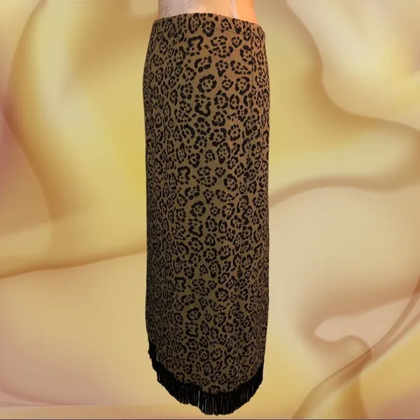 Lemme for Nina Lenard Tan and black leopard skirt - Image 2