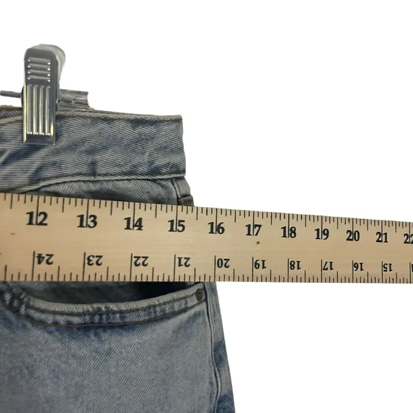 Cotton On Original Mom Jean Light Wash Distressed High Rise Blue Denim Size 10‎ - Image 10