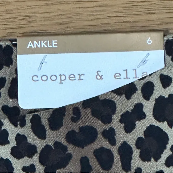 Cooper & Ella Boutique Women’s Leopard Print Skinny Ankle Wrinkle Free Pants NWT - Image 9