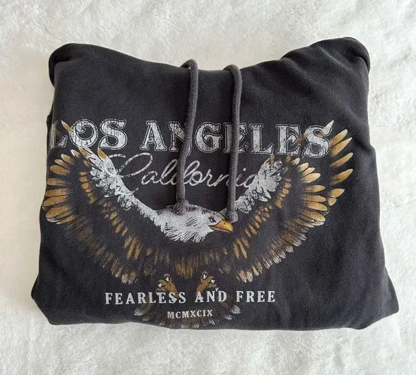 Hollister Graphic Oversized Hoodie Women’s Size Small - Image 12