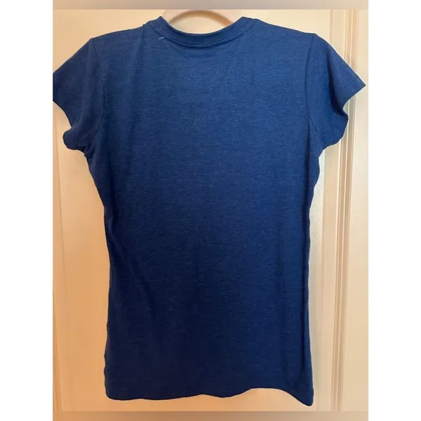 MLB All Star Game Blue Vneck Tee Women's Sz S NWT - Image 3