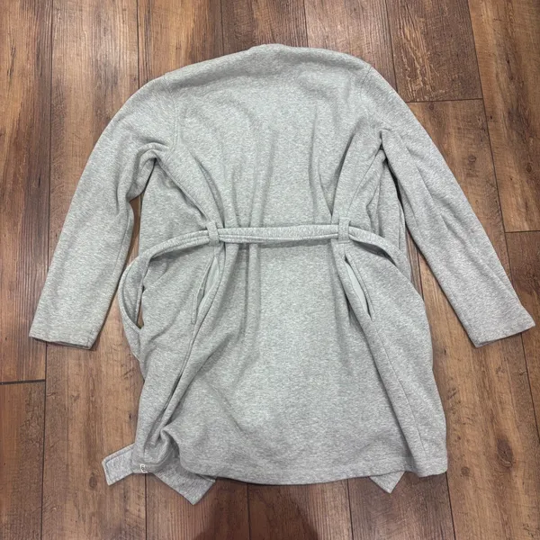 UGG Australia Gray Soft Plush Belted Lounge Sleepwear Bathrobe Women's Large - Image 5