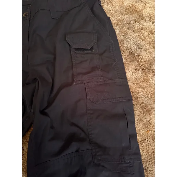 5.11 Tactical Utility Cargo Pants Black Rugged Work Wear Gorpcore Rip Stop - Image 3
