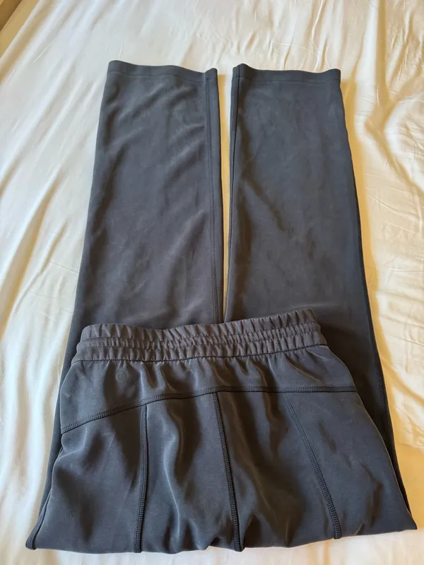 Lululemon Softstreme High Rise Pant Dark Grey Graphite Size 4 - Image 3