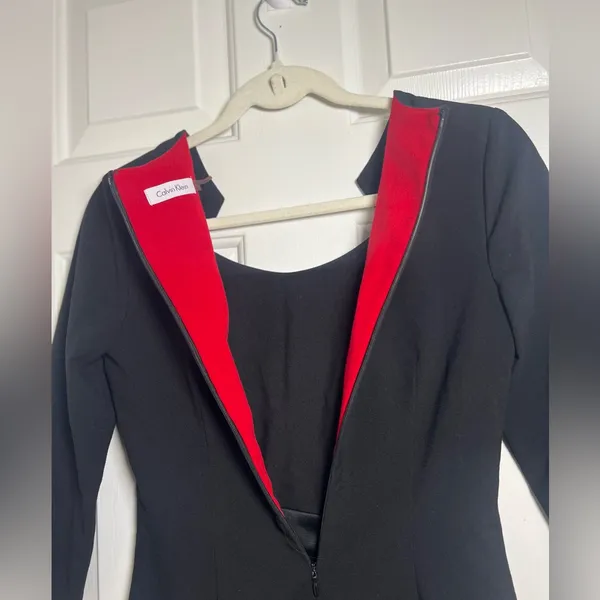 Calvin Klein‎ Black Long Sleeve Dress - Image 6