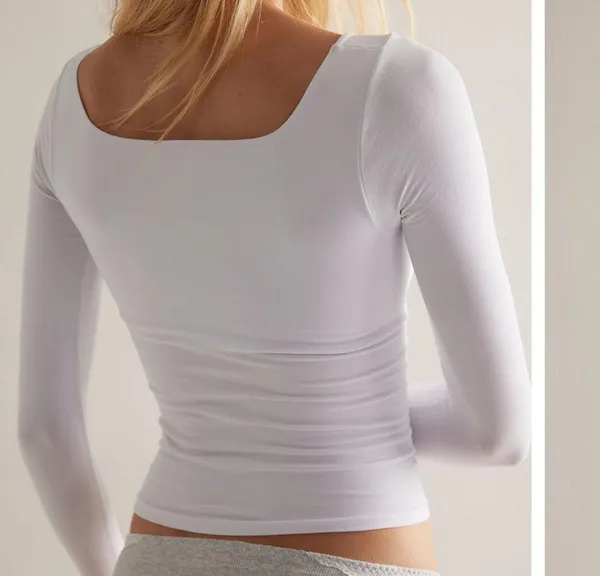 Black Free People Long Sleeve Top - Image 2