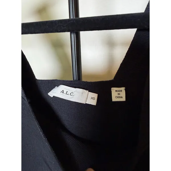 ALC Black Knit Tank Top Size XS - Image 4