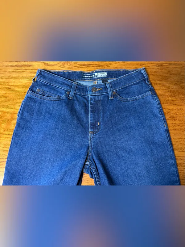 NWOT Carhartt RUGGED FLEX® RELAXED FIT JEAN Women’s Size 6 Reg - Image 9
