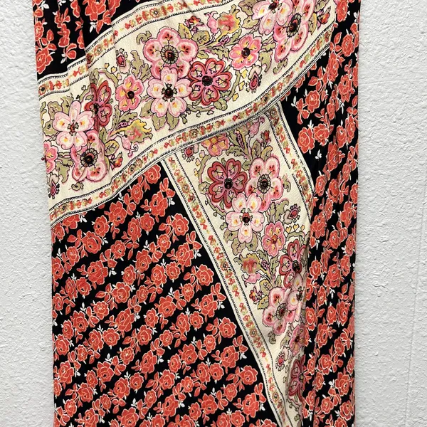 Vintage Nolita Patchwork Beaded Floral Maxi Dress Womens Small Y2K Fairy Grunge - Image 5