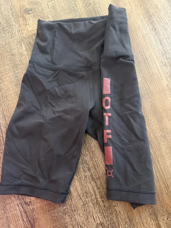 Lululemon orange theory biker shorts - Image 3