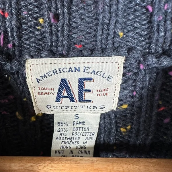 Vintage American Eagle Sweater Small Gilmore Girls Whimsigoth Grunge 90s‎ Y2K - Image 8