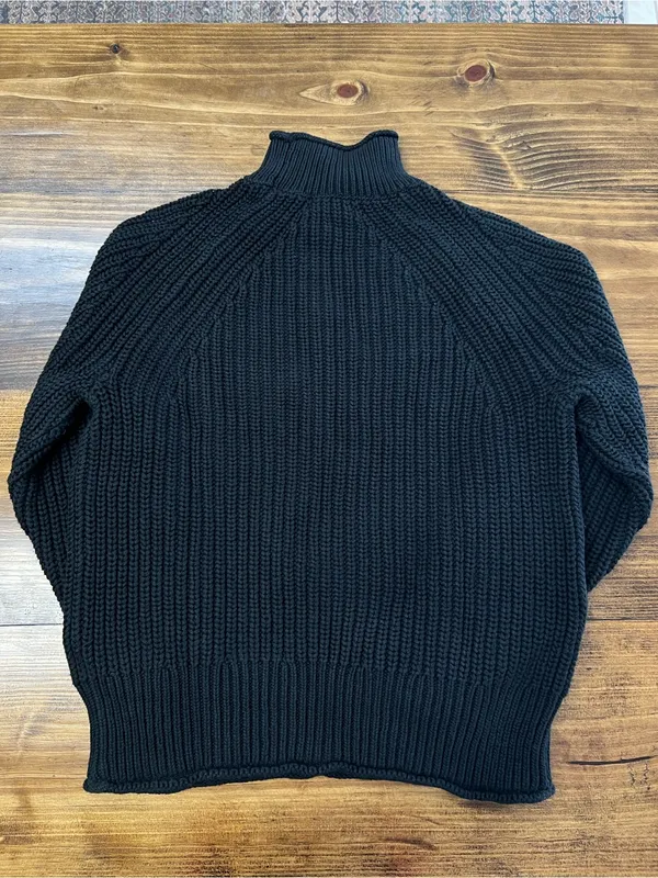 J. Crew Relaxed Rollneck Sweater in Black Size Small NWT - Image 8