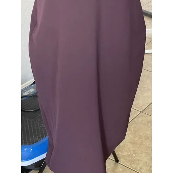 Express Dress Mock Neck Midi Sleeveless Large Sheath Work Cocktail Weddings City - Image 8