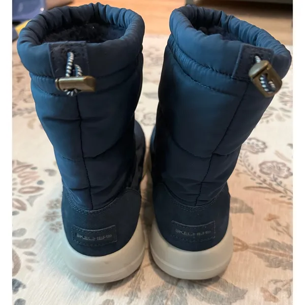 Skechers On-The-Go Joy Stay Cozy Boots - Navy Blue - Size 10 - Image 5
