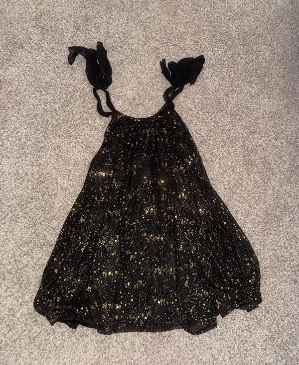 Lucy in the Sky Black Sequin Dress Mini - Image 2