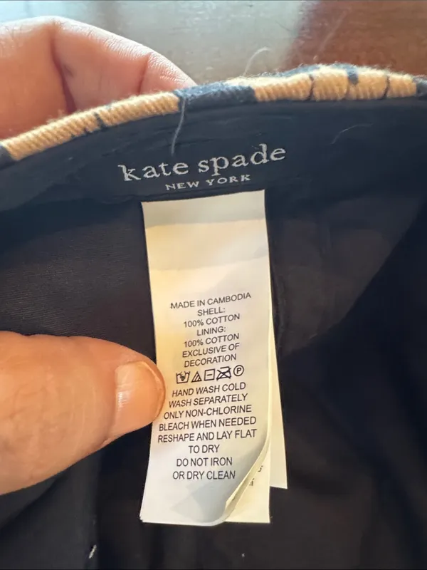 Kate Spade NY Leopard Print Baseball Cap - Tan & Black - Image 2