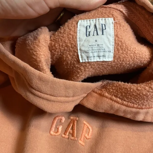 Rose Pink Gap Little Logo Hoodie - Image 3