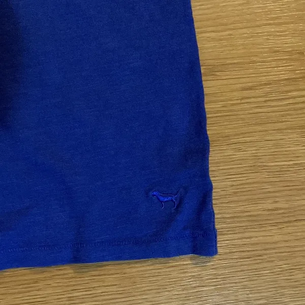 Victoria’s Secret PINK racer back tank top-royal blue. Size Large - Image 3