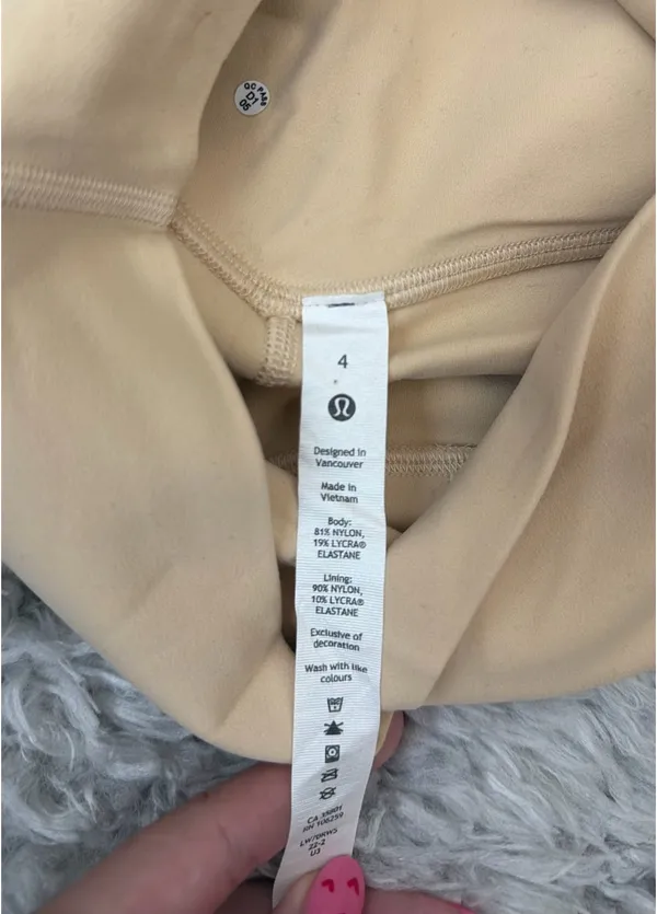 Tan lululemon biker align shorts 4” - Image 3