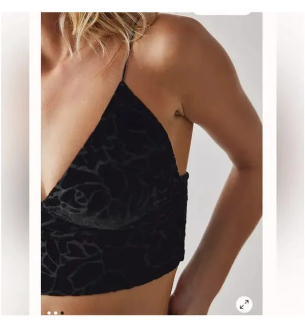 Free People Velvet Bralette - Image 2