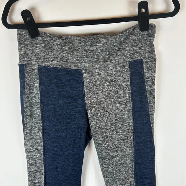 FP Movement Leggings Gray Blue Colorblock High‎ Waist Athleisure Womens Small - Image 7