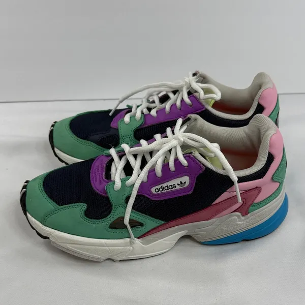 Adidas Women's Multicolor Sneakers - Pink, Green, Blue - Image 4