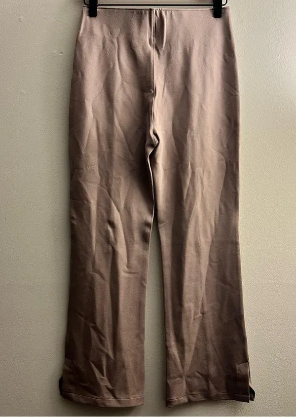 Abercrombie & Fitch Ponte Split Hem Slim Flare Pants S - Image 3