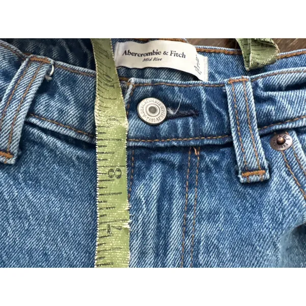Abercrombie & Fitch‎ Mid Rise Jeans Size 28/6R - Image 5
