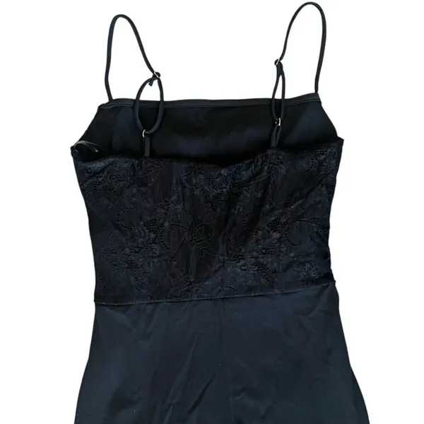 Free People Movement Women’s Lace Me Up Black Lace Twist Front Leotard Jumpsuit - Image 9