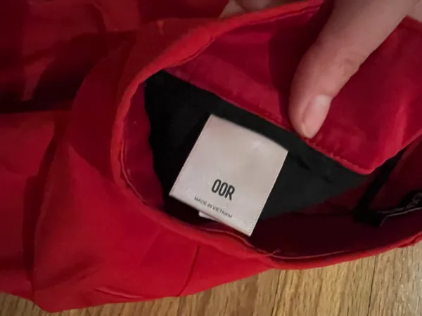 Express High Waisted Red Pants - Image 3