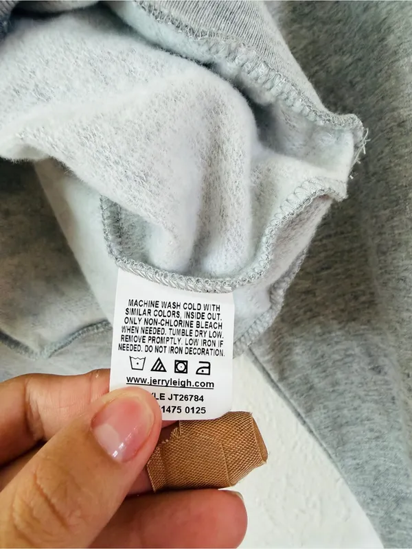 ModernLux Golden State California Bear Graphic Sweatshirt Gray XXS NWT - Image 5