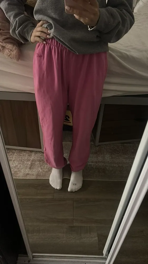 Pink Hollister Sweatpants Oversized - Image 2