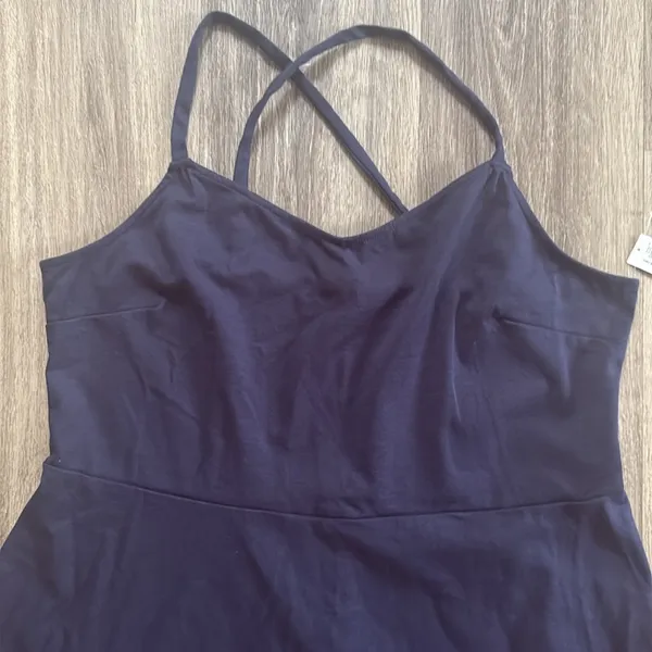 Old Navy Blue Mini Dress Athletic Casual Stretch - Image 3
