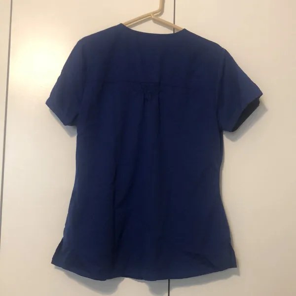 Grey’s Anatomy By Barco Blue Color Women’s Size Medium Scrub Top - Image 3