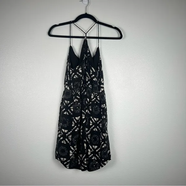 Madewell Starview Batik Grid Silk Dress Sz 2‎ - Image 9