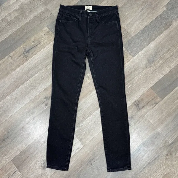 J. Crew High Rise Jegging Skinny Ankle Pants‎ Black 27 4 - Image 5