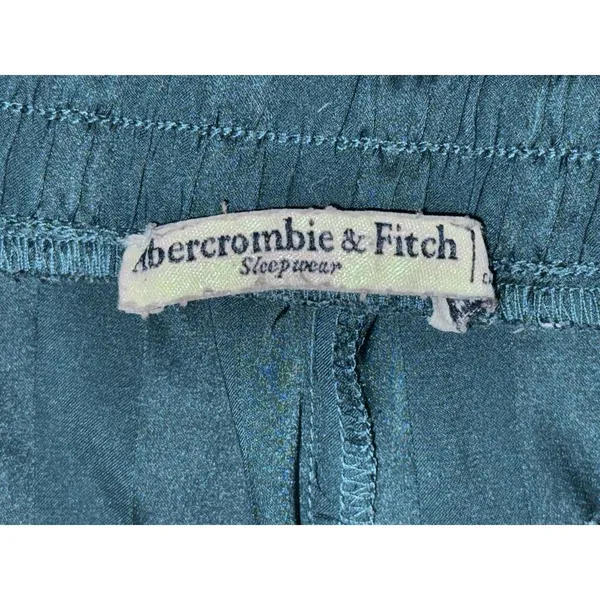 Abercrombie & Fitch Sleepwear Green Elastic Drawstring Pajamas Shorts Size XL - Image 4