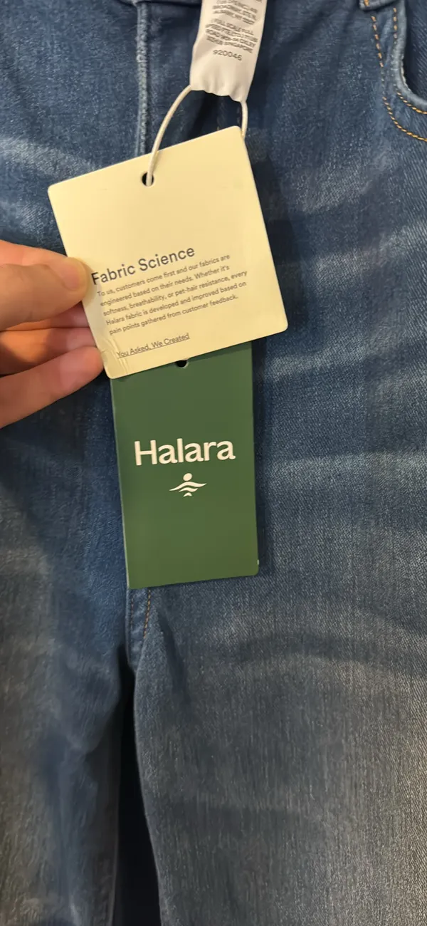 Halara Flex Denim Wide-Leg Pants - Image 3