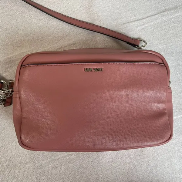 Nine West | Dusty Rose Crossbody Camera Bag Style Purse - Image 9
