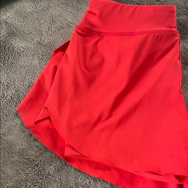 Women's Red Athletic Shorts Size XS - Image 3