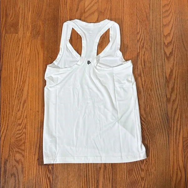 Flint Park Women's Volley Tank‎ Top White size L NWT tennis tenniscore - Image 3