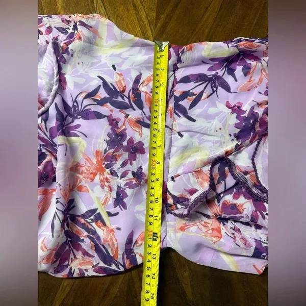 Lulus Sammi Lavender Floral Print Ruffled Surplice Maxi Dress Romantic NWT XS - Image 8