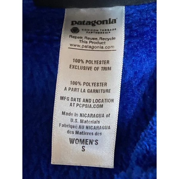 Patagonia Re-Tool Snap-T Fleece Long Sleeve Collared Sweater Sweatshirt Top Sz S - Image 5