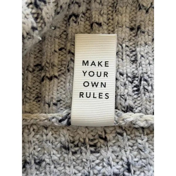 OFFLINE by Aerie Gray Marled Comfy Cotton Oversized Turtleneck Sweater Large - Image 11