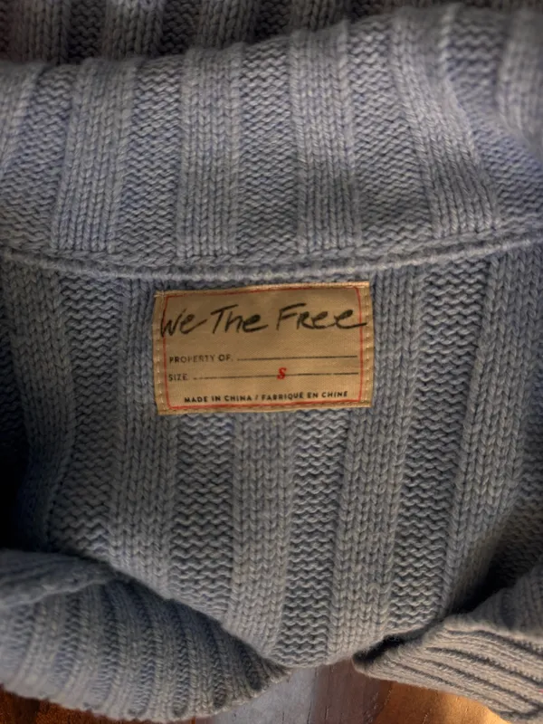 Free People Sweater V-Neck Oversized - Image 3