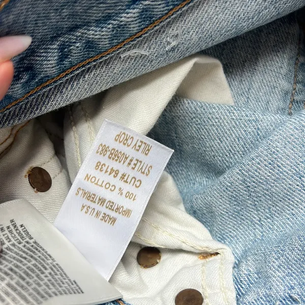 AGOLDE Riley Crop JEANS - Image 5